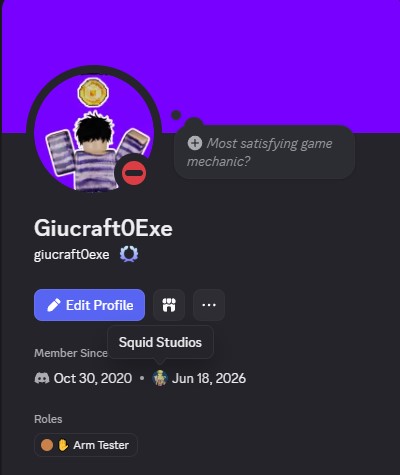 Proof from Squid Studios (Grow your arms)