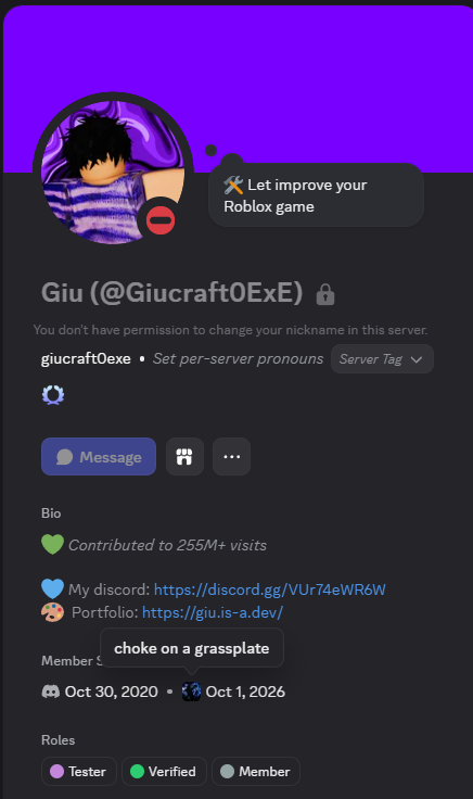 Proof from choke on a grassplate (Discord)