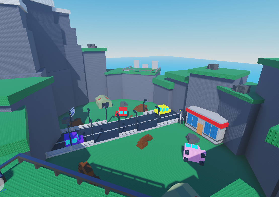 Busy Road (Rockets & Swords)