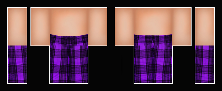 Emo y2k purple flannel / pajamas